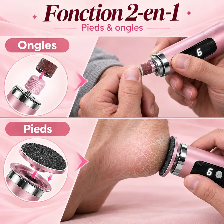2-en-1 pieds et ongles