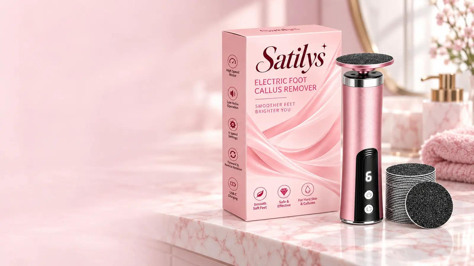 Coffret et ponceuse Satilys Glide